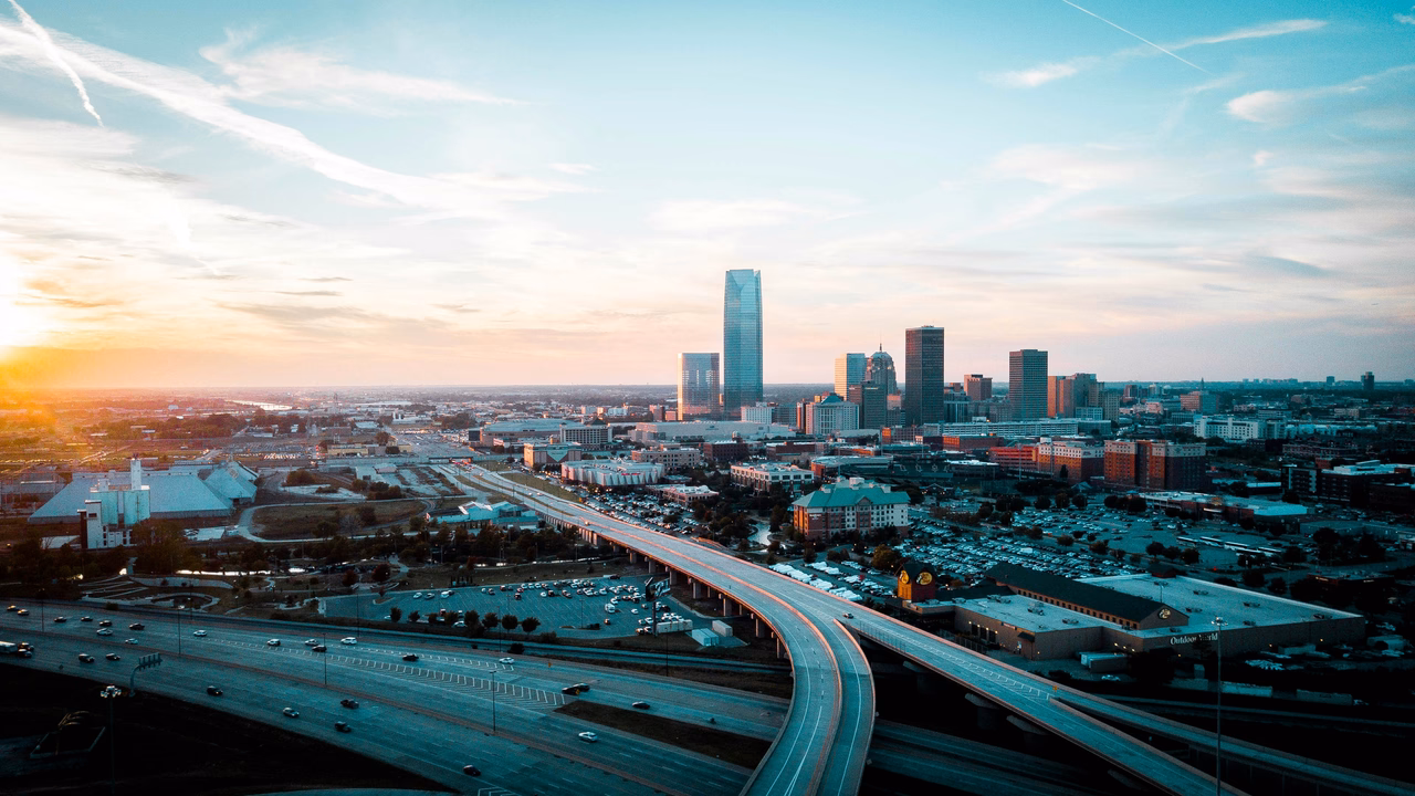 Oklahoma City skyline - remote jobs in OKC